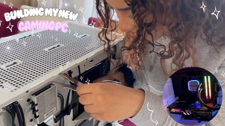 BUILDING A PC THAT TURNED MY GAMEPLAY FROM 1% to 2% | mini vlog | Ryzen 7 5800X3D, RTX 4060Ti