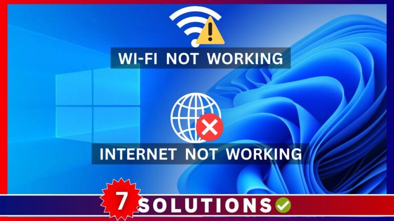 How to Fix Wi-Fi Missing • WiFi / Internet not working • Windows 10 • Windows 11
